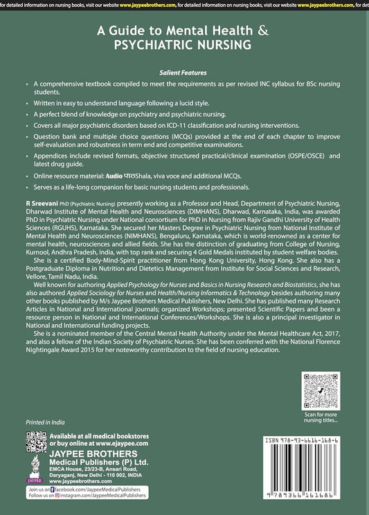 A GUIDE TO MENTAL HEALTH & PSYCHIATRIC NURSING SEMESTER V & VI