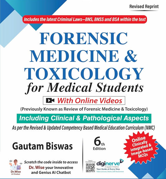 Forensic Medicine & Toxicology For Medical Students by Gautam Biswas.